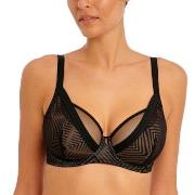 Freya BH Tailored UW High Apex Plunge Bra Svart I 75 Dame