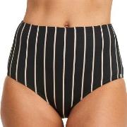 Swegmark Portofino High Waist Bikini Briefs Svart stripet 38 Dame