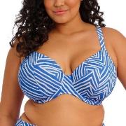 Elomi Fiji Falls Plunge Bikini Top Hvit/Blå I 90 Dame