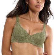 Triumph BH Amourette Wired Bra With Lace Oliven F 90 Dame