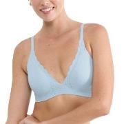 Sloggi BH ZERO Feel Bliss Push-Up Bra Lysblå X-Large Dame
