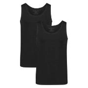 Bamboo basics 2P Stef Singlet Svart XX-Large Herre