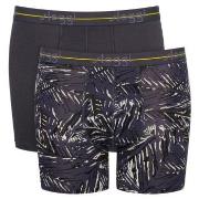 Sloggi 2P Men Start Short C2P Gråmelerad bomull Medium Herre