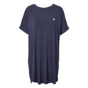 Missya Softness Modal Big Shirt Mørkblå modal X-Small Dame