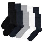 Björn Borg Strømper 10P Essential Long Socks Svart/Marine/Hvit Str 36/...