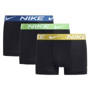 Nike 6P Everyday Essentials Micro Trunks Svart/Grønn nylon Small Herre