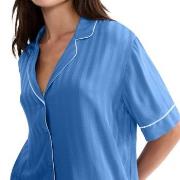 Triumph Amourette Jacquard Boyfriend Shirt Blå viskose 40 Dame