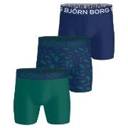 Björn Borg 3P Sports Microfiber Boxers Blå/Grønn polyester Medium Herr...