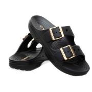Crocs Saturday Metallic Buckle Sandal Svart not spec US W6 (EU 36-37) ...