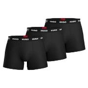HUGO 3P Triplet Boxer Brief Svart/Hvit bomull XX-Large Herre