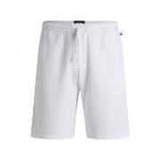 BOSS Waffle Nightwear Shorts Hvit Medium Herre