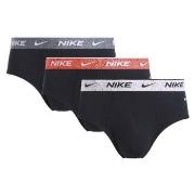 Nike 3P Everyday Essentials Cotton Stretch Hip Brief Hvit bomull Large...