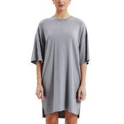 Bread and Boxers T-Shirt Dress Grå viskose X-Small Dame