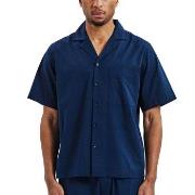 Bread and Boxers Woven Shirt Marine økologisk bomull X-Large Herre