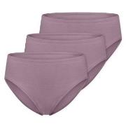Schiesser Truser 3P Essentials Cotton Briefs Fiolett bomull 36 Dame