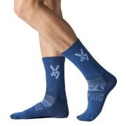 Sege Glide Light Wool Ski Socks Strømper Marine/Blå Str 34/36