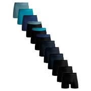 Muchachomalo 12P Cotton Boxers Svart/Blå bomull Large Herre