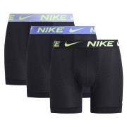Nike 3P Essentials Micro Boxer Brief 241 Svart/Blå polyester Small Her...