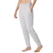 Schiesser Mix and Relax Long Pants With Cuff Lysgrå bomull 34 Dame