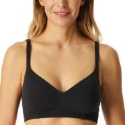 Schiesser BH Unique Cotton Soft Bra Svart bomull A 90 Dame