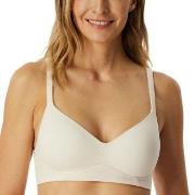 Schiesser BH Unique Cotton Soft Bra Krem bomull A 90 Dame