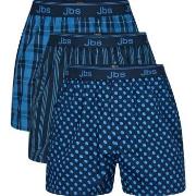 JBS 3P Organic Cotton Boxershorts Blå/Blå økologisk bomull Large Herre