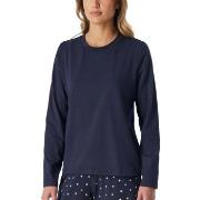 Schiesser Mix and Relax Cotton Longsleeved Shirt Mørkblå bomull 48 Dam...