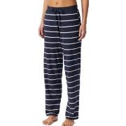 Schiesser Mix and Relax Long Cotton Pants Marine Stripet bomull 44 Dam...