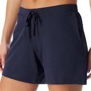 Schiesser Women Mix and Relax Cotton Shorts Mørkblå bomull 44 Dame