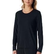 Schiesser Women Mix and Relax Longsleeved Shirt Svart modal 44 Dame