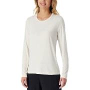 Schiesser Women Mix and Relax Longsleeved Shirt Benhvit modal 34 Dame