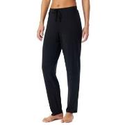 Schiesser Women Mix and Relax Straight Pants Svart modal 40 Dame