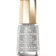 Mavala Nail Color, 229 Sparkling Silver 5 ml