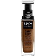 NYX Professional Makeup Can't Stop Won't Stop Foundation Sienna - 30 m...