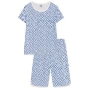 Petit Bateau Blomstret Pyjamas Blå | Blå | 2 years
