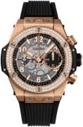 Hublot Herreklokke 441.OX.1181.RX.1104 Big Bang 42mm Sort/Gummi Ø42