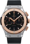 Hublot Herreklokke 521.NO.1181.RX Classic Fusion Sort/Gummi Ø45 mm