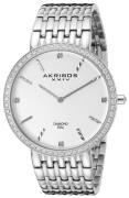 Akribos XXIV Herreklokke AK866SS Diamond Sølvfarget/Stål Ø42 mm