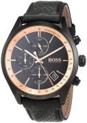 Hugo Boss Herreklokke 1513550 Sort/Lær Ø44 mm