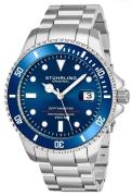 Stührling Original Herreklokke 883.02 Aquadiver Blå/Stål Ø42 mm