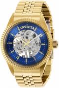 Invicta Herreklokke 36443 Specialty Blå/Gulltonet stål Ø43 mm