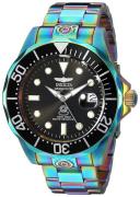 Invicta Herreklokke 26601 Pro Diver Sort/Stål Ø47 mm