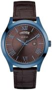 Guess Herreklokke W0792G6 Brun/Lær Ø44 mm