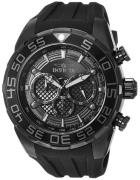 Invicta Herreklokke 26309 Speedway Sort/Gummi Ø50 mm