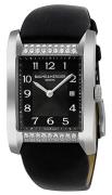 Baume & Mercier Dameklokke MOA10024 Hampton Sort/Sateng 40x27.1 mm