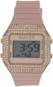 Guess Dameklokke GW0430L3 LCD/Gummi