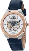 Maserati Herreklokke R8821142001 Stile Hvit/Lær Ø42 mm