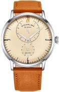 Stührling Original Herreklokke 3969.1 Cabaletta Beige/Lær Ø42 mm