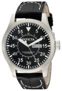 Invicta Herreklokke 11184 Specialty Sort/Lær Ø48 mm