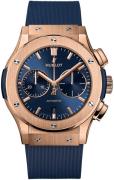 Hublot Herreklokke 521.OX.7180.RX Classic Fusion Blå/Gummi Ø45 mm